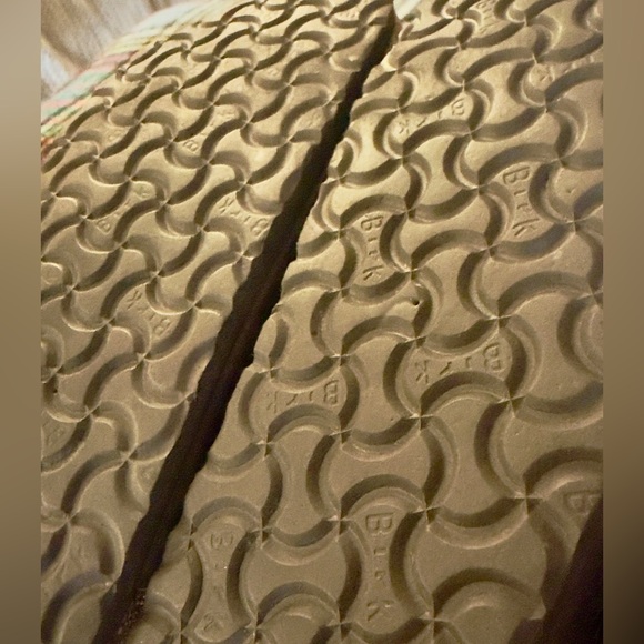 Birkenstock Black Leather Zurich Sandals Size 7.5/38/245 - Picture 6 of 6